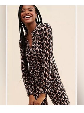 Free People Shayla Wide Leg Jumpsuit Size Small